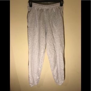 Prettylittlething Grey High Wasted Sweatpants
